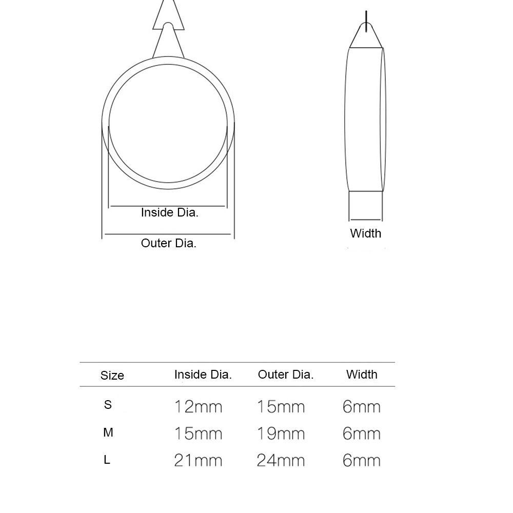 Chookyy Hook Secure holder Portable Plastik Karet Jig Rubber Rings Gantungan Aman