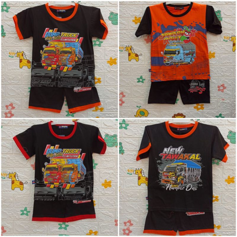 KAOS TRUK ANAK/ MURAH BAHAN TEBAL ADEM BEST SELLER