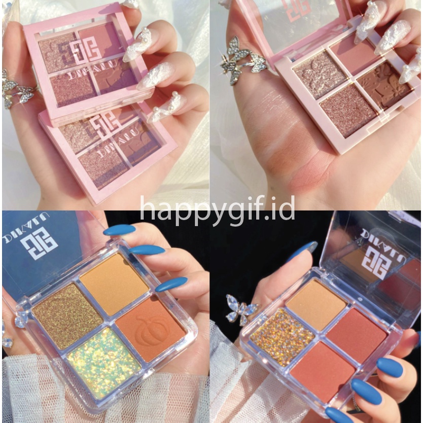 DIKALU COCO VENUS Eyeshadow Korean Pallete Matte Palet 4 Warna Waterproof XX037