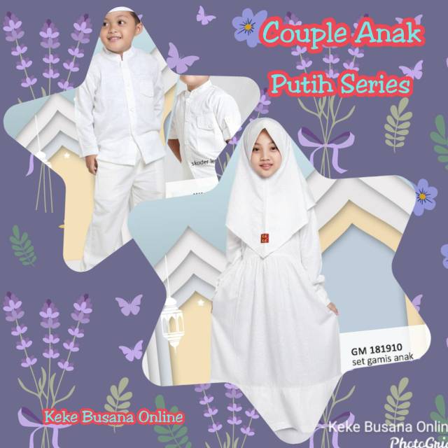 Couple Anak Putih Series ~ KK 181913 &amp; GM 181910 ~