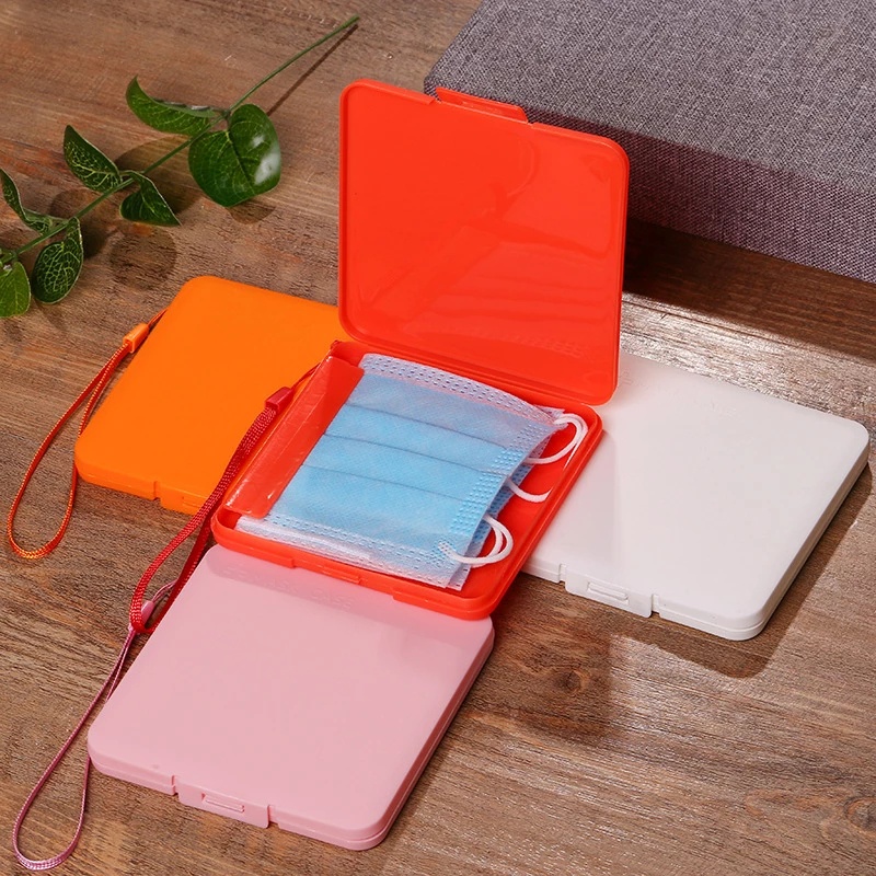 [Student dustproof and waterproof mask box ][Colorful mask storage box ][Portable Reusable mask storage bag ]