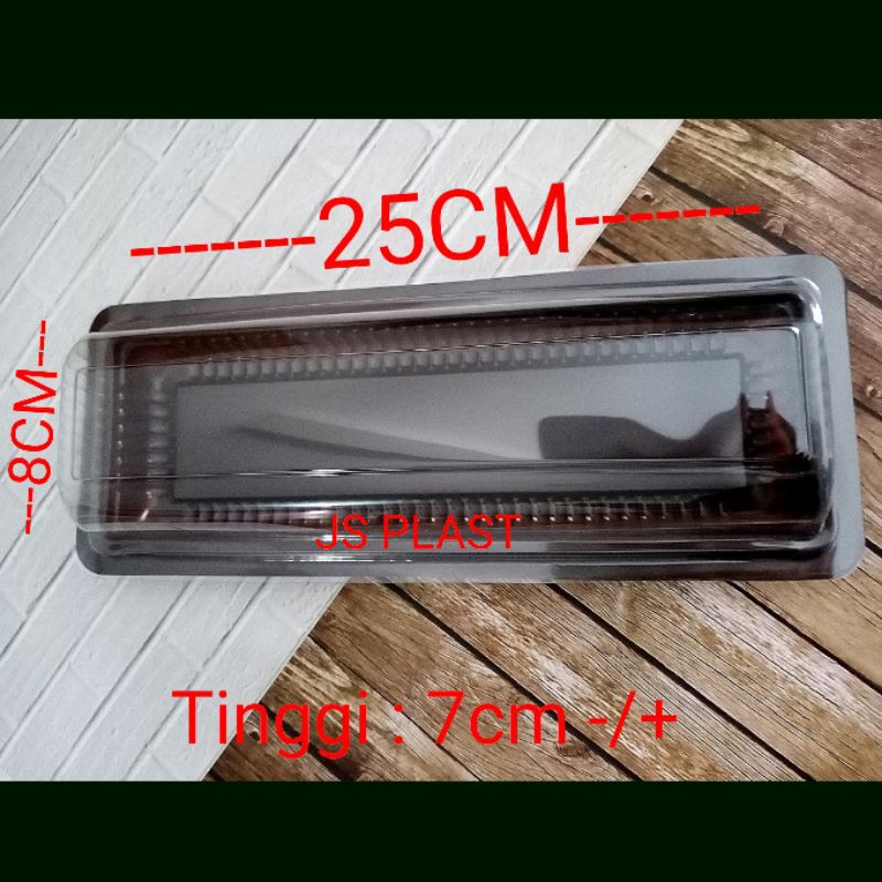 (ISI 50SET) Mika Bolu Gulung 8x25cm / Mika BGT-25 / Box Gulung / Brownies