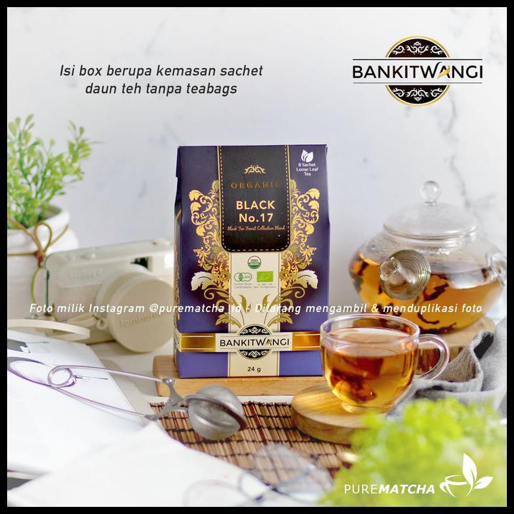 

Bankit Wangi - Black Tea No 17 Organic 3Gr Sachet Teh Hitam Premium