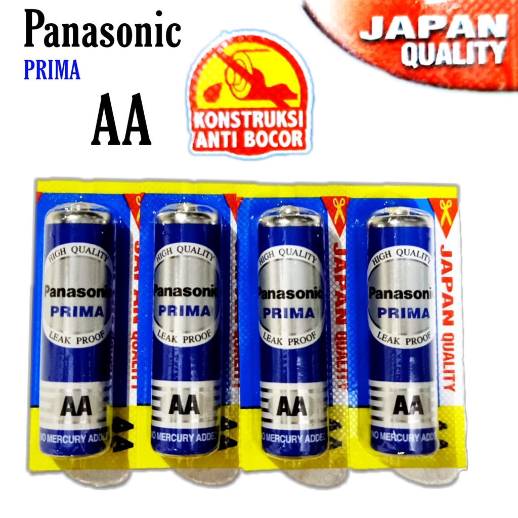 Baterai Panasonic Prima Biru AA Original Eceran BATTERY A2