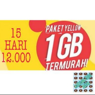 PAKET KUOTA INTERNET DATA YELLOW INDOSAT 15 HARI