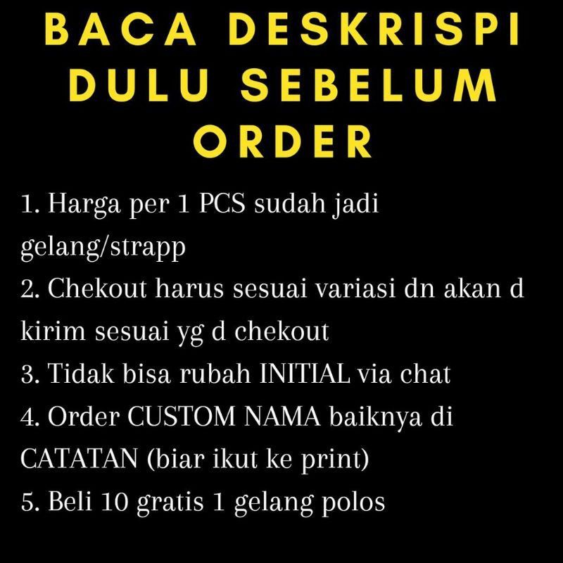 [COD] GELANG NAMA ||GELANG INISIAL PANGGILAN NAMA||GELANG COSTOM|| GELANG HURUF NAMA