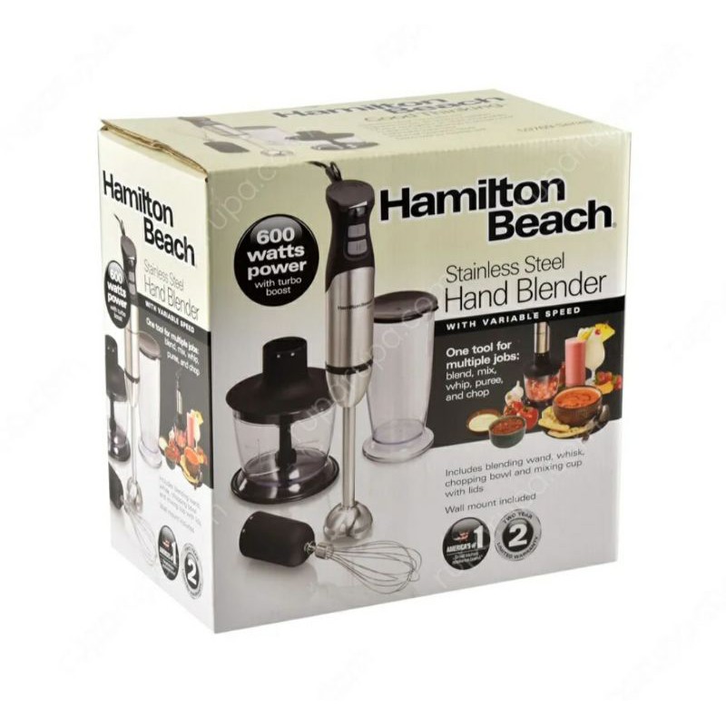 hand blender stainless steel hamilton beach madein usa