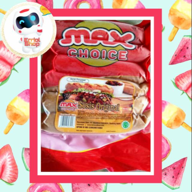 

Max choice ori 6 pcs 500Gr Sosis Original