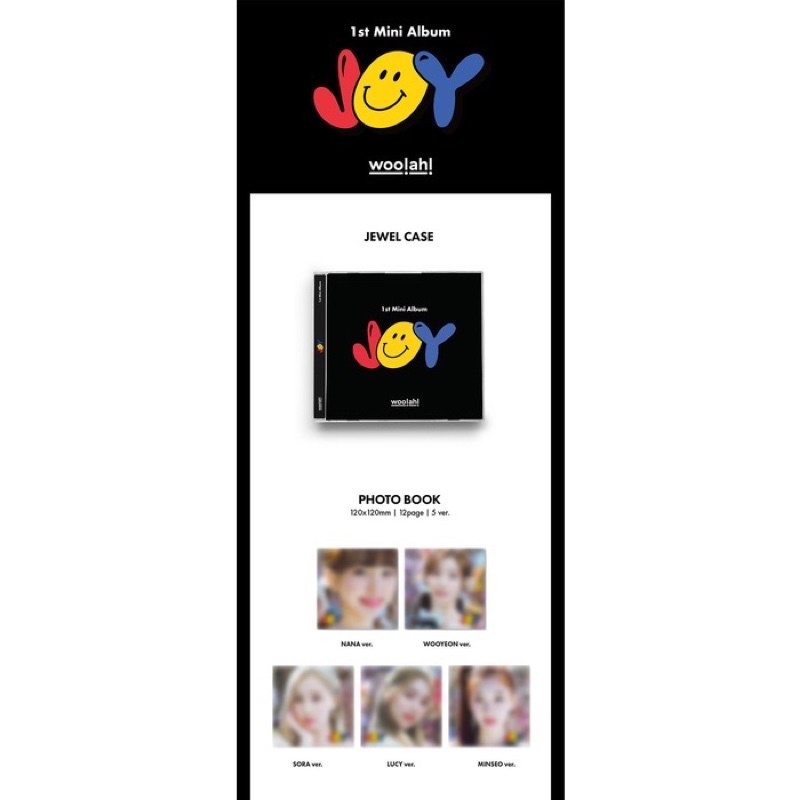 woo!ah! - 1ST MINI ALBUM JOY JEWEL VERSION