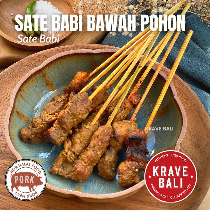 

SATE BABI BAWAH POHON MAKANAN KHAS BALI ASLI 180 GR