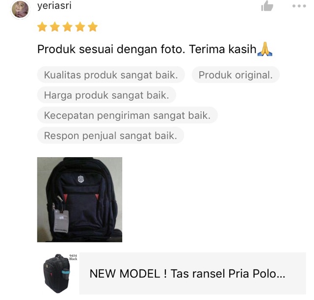 NEW MODEL ! Tas ransel Pria Polo Global 9424 black / tas punggung / backpack / ransel tas / tas2