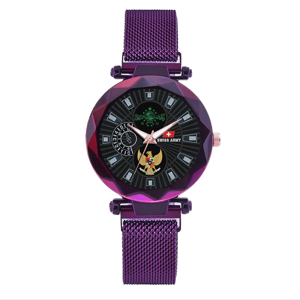 Jam Tangan Wanita Custom - NU-GARUDA Free Box &amp; Batre Cadangan