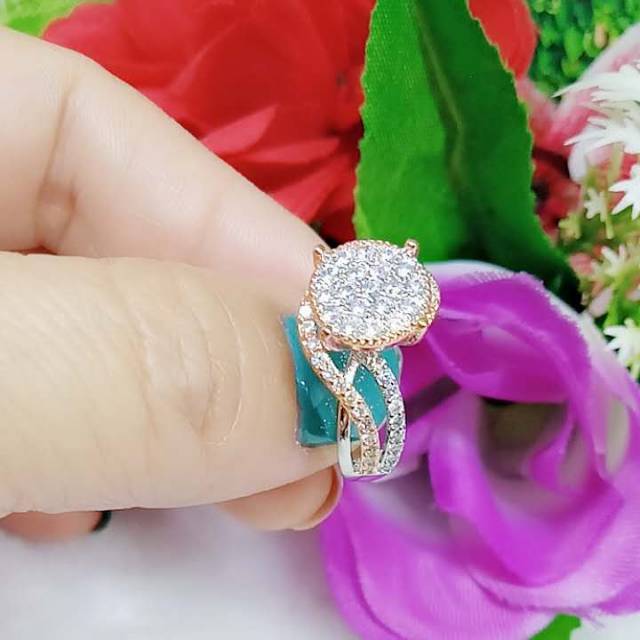 Cincin kombinasi Permata B016