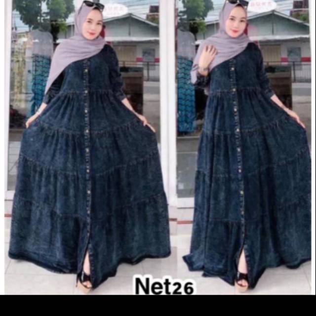 Gamis jeans canda