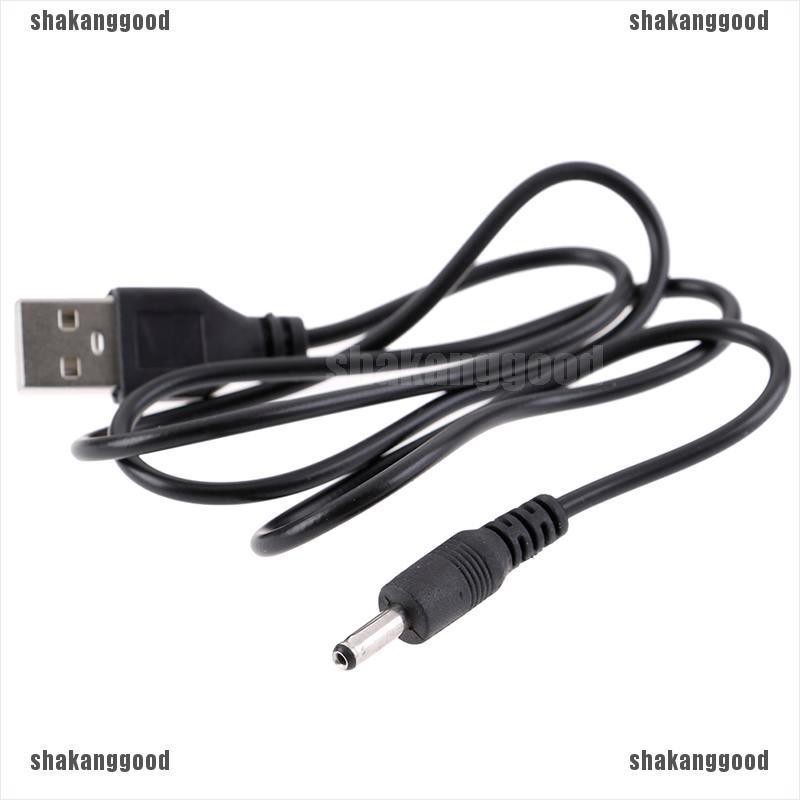 Skid 1Pc Kabel Power Konektor Charger USB A Male Ke DC 3.5x1.35mm