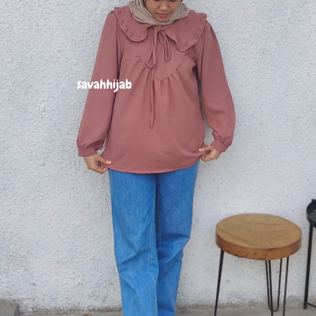 DELOFA BLOUSE / BLOUSE CRINKLE