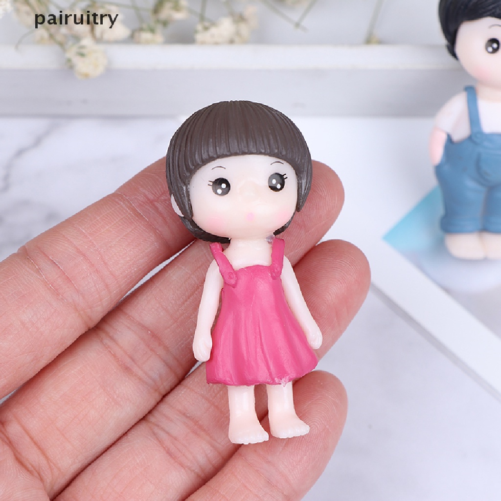 Prt 2Pcs Miniatur Tanaman Untuk Dekorasi Rumah Boneka PRT