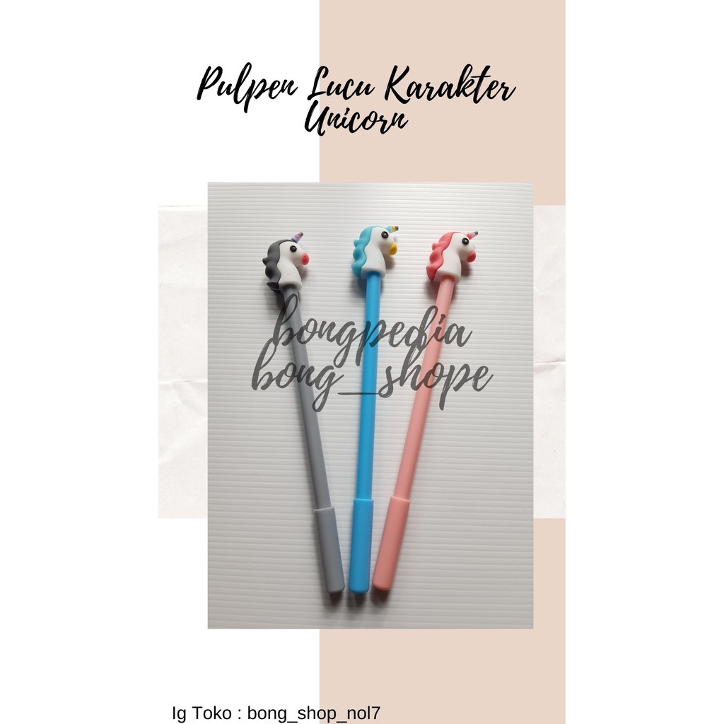 

Pulpen Lucu Karakter Unicorn|Pen Lucu Karater Unicorn|Ballpoint Lucu Unicorn