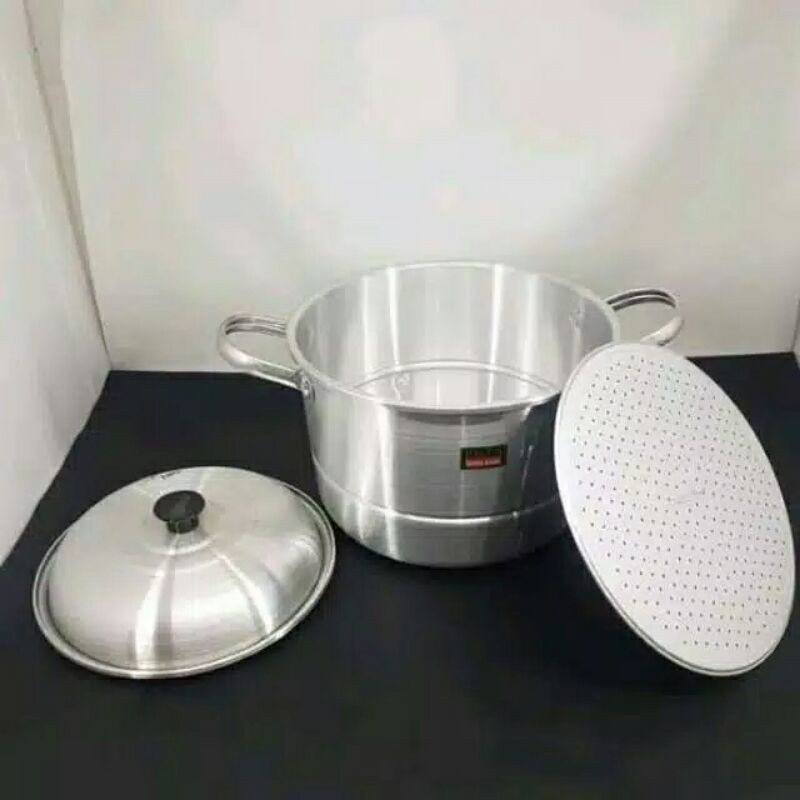 Panci Kukusan aluminium tebal Halco ORIGINAL