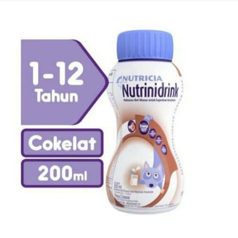 Susu Nutrinidrink cair rasa coklat 200ml