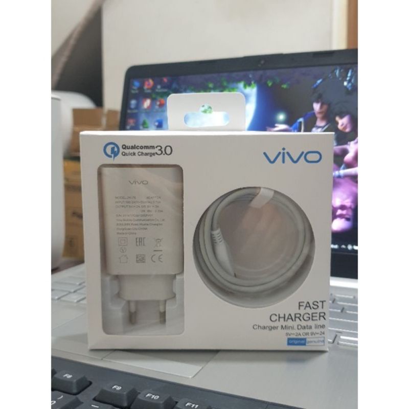 TC TRAVEL CHARGER ADAPTER ORI VIVO USB TYPE -C AND USB MICRO FAST CHARGING CAS /CASAN /TRAVEL FAST CHARGING ADAPTOR