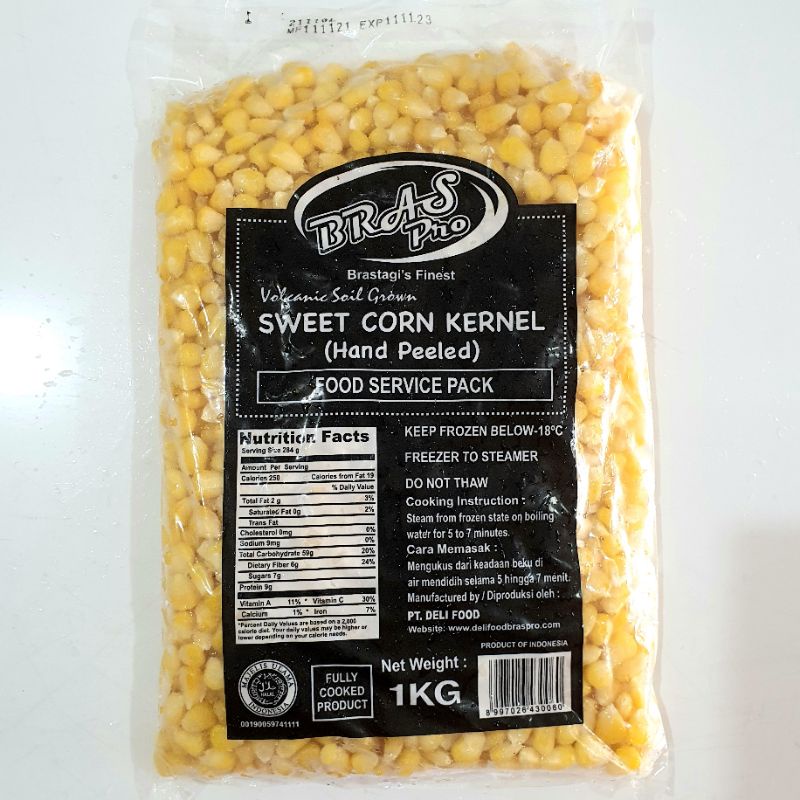 Braspro Sweet Corn Kernel Jagung Manis Pipil 1kg