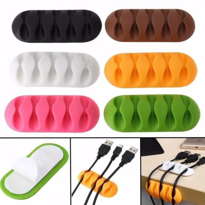 

Kabel Reel Organizer Dekstop Manajemen Klip Kabel Aksesoris Komputer
