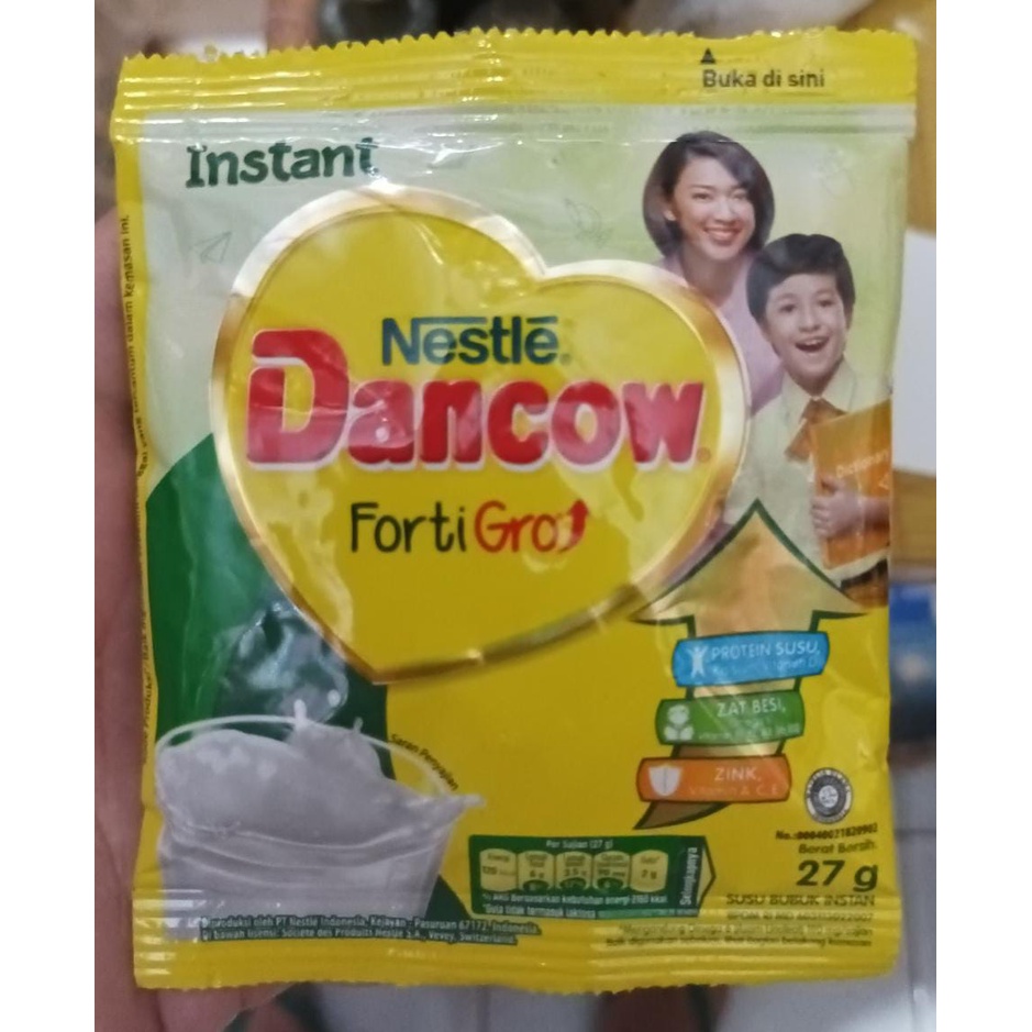 

Susu Nestle Dancow Forti Gro Vanilla Sachet 27 gr