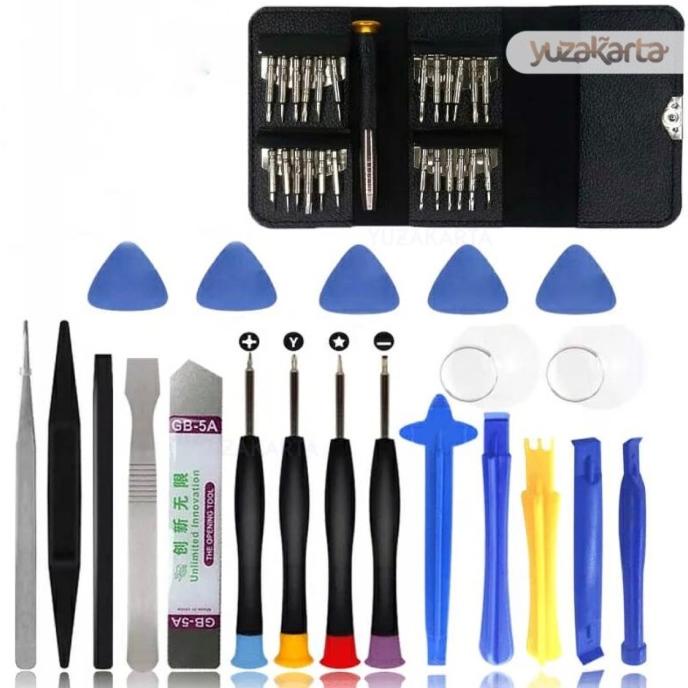 Obeng Set Alat Tool Kit Bongkar Hp Android Xiaomi Oppo Iphone Macbook