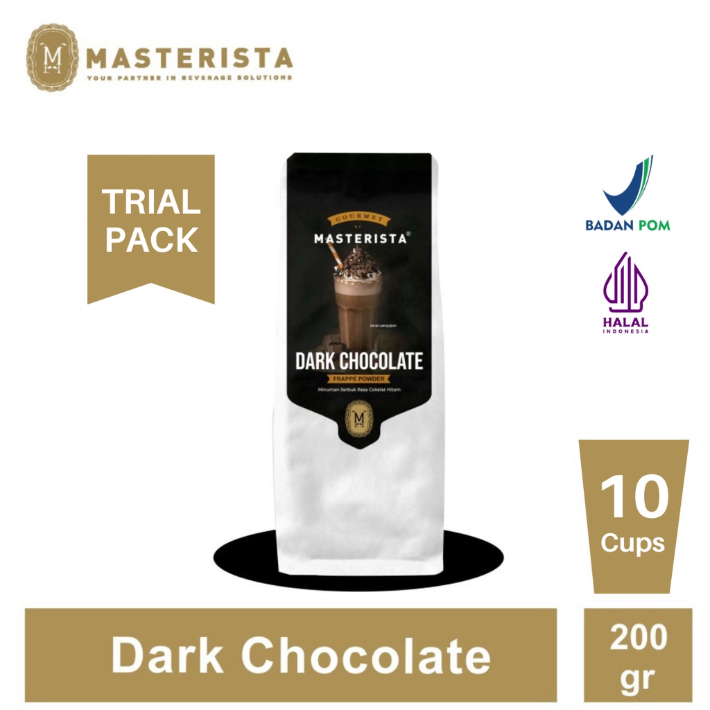 

Bubuk Minuman Masterista Dark Chocolate 200gram