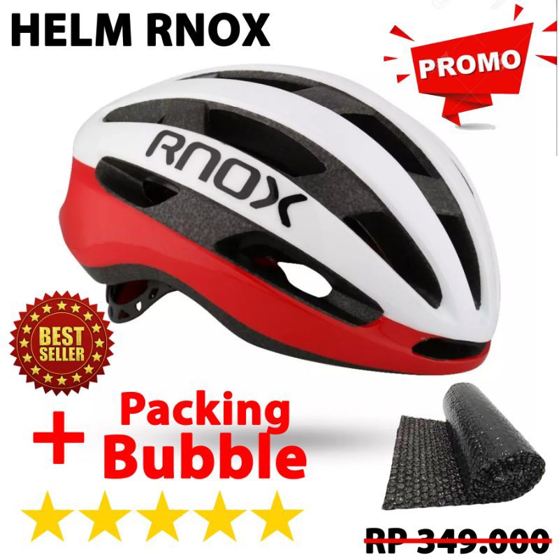 (Dikirim dari Kota Medan) Helm Rnox Roadbike Original, MTB Banyak Warna