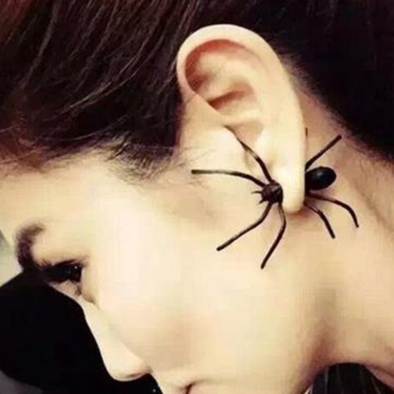 Sexy  Fashion  Women  Black Spider  Jewlry  Earrings