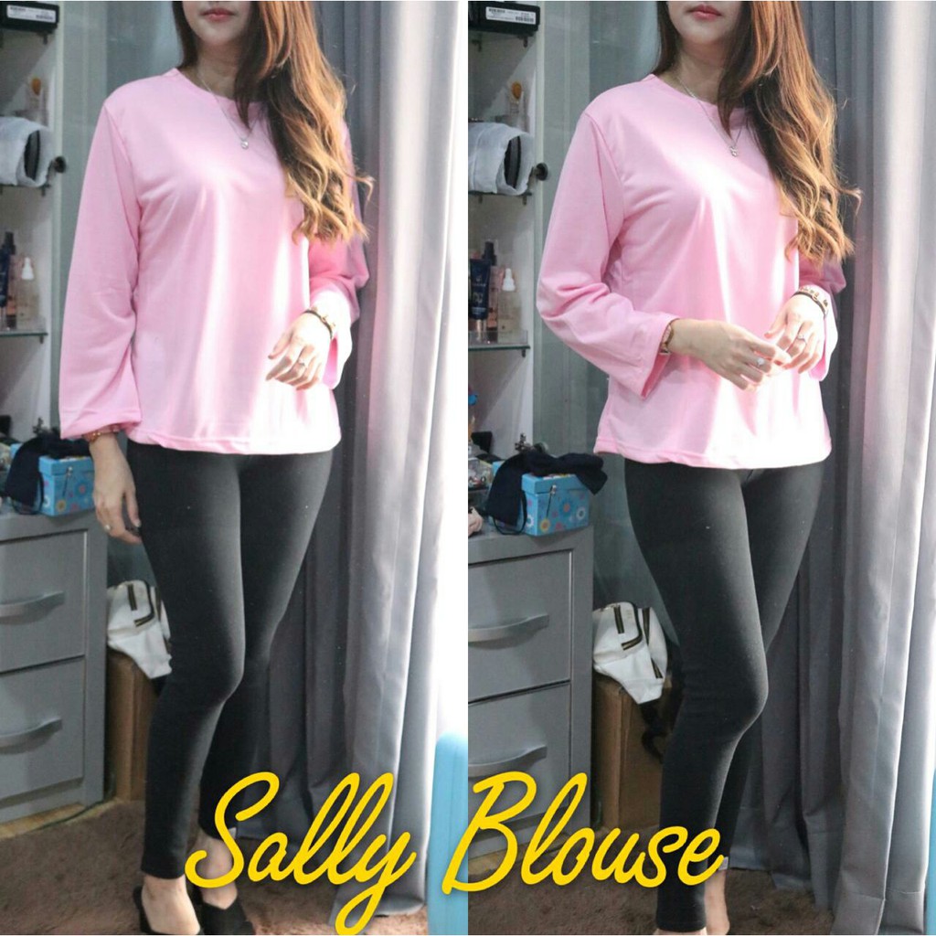 HOPYLOVY - Blouse Wanita bahan Babyterry Sally-7