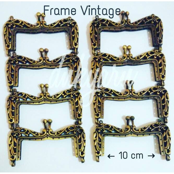 Jual Frame Purse Klasik ATG Emboss 10 cm    Coin Purse   Behel Dompet edisi grosir