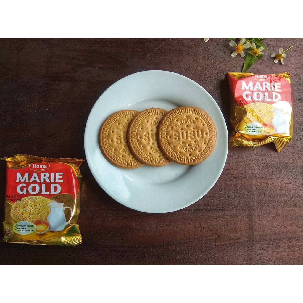 [HALAL] Roma Marie Gold Double Milk 220gr / Choco 110gr Meri Gold Susu Biskuit Roma