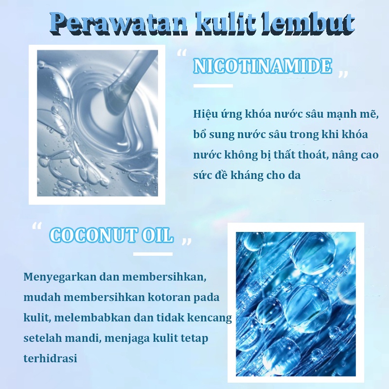 sabun mandi cair memutihkan badan  300ML Pemutih seluruh tubuh Wangi tahan lama Menghilangkan kulit keratin dan kotoran Sabun Cair Pemutih Peremajaan Kulit