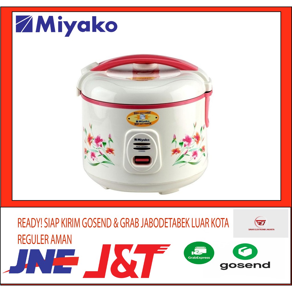 Magic Com Miyako MCM-507 3in1 Kapasitas 1.8 liter. Baru &amp; Bergaransi Resmi