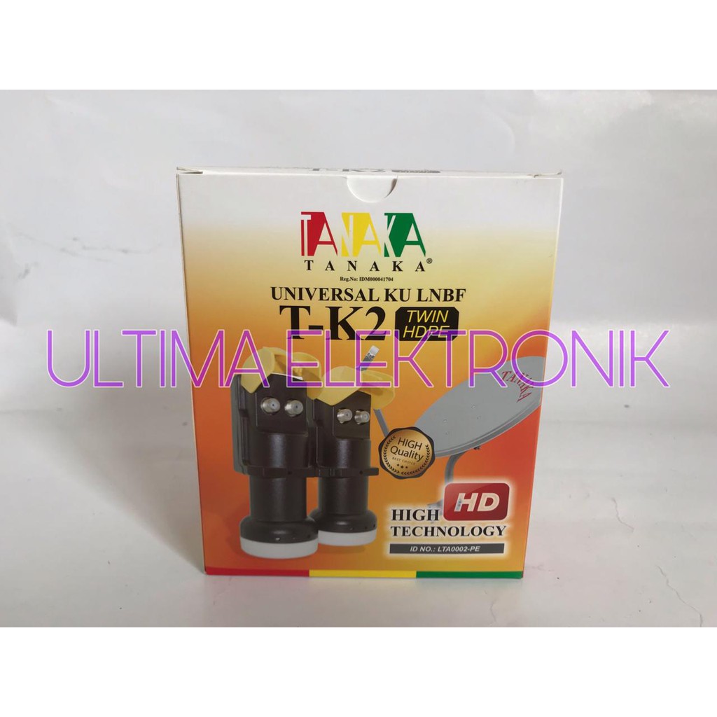 LNB ku tanaka Monoblock TK 2 untuk 2 lnb 2 receiver