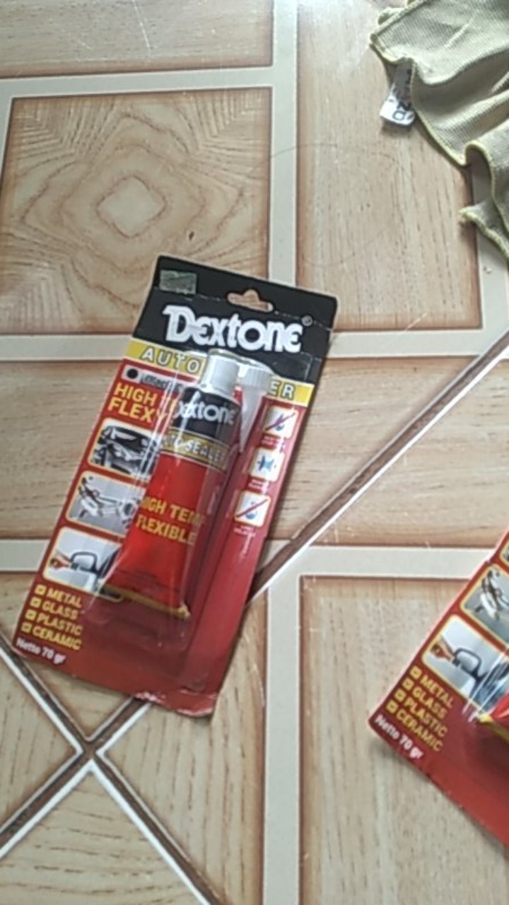 Lem Dextone Auto Sealer 70g Besar Lem Silicone Sealant Kaca Hitam