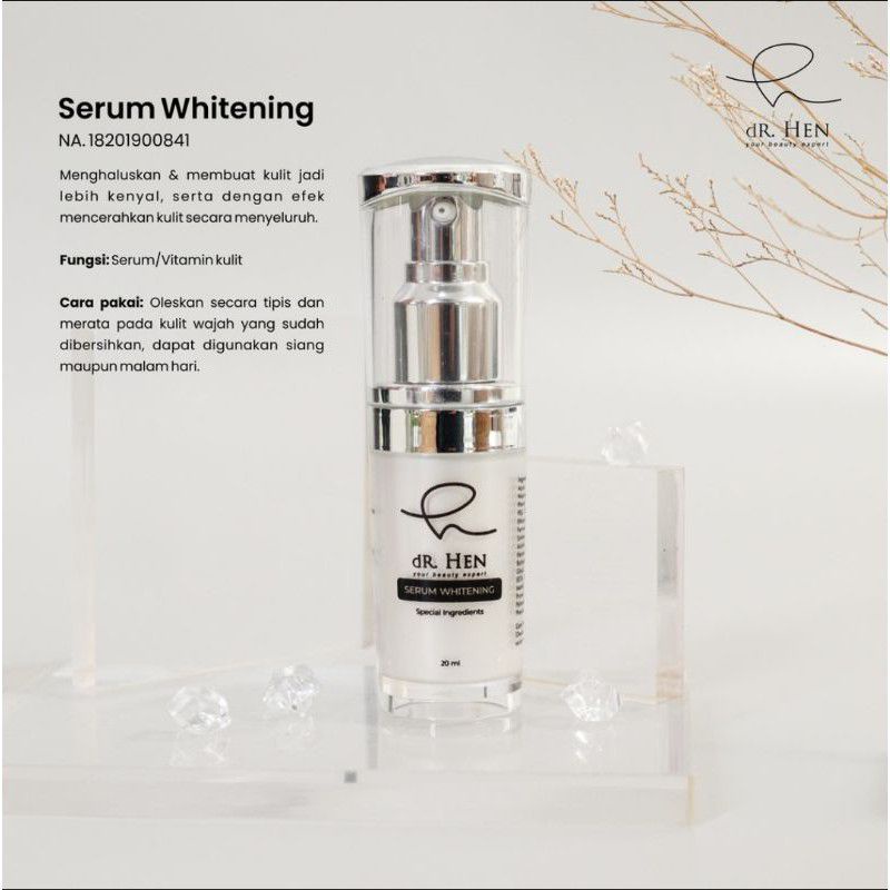 Serum whitening dr. Hen skincare Pekanbaru by dr Richard