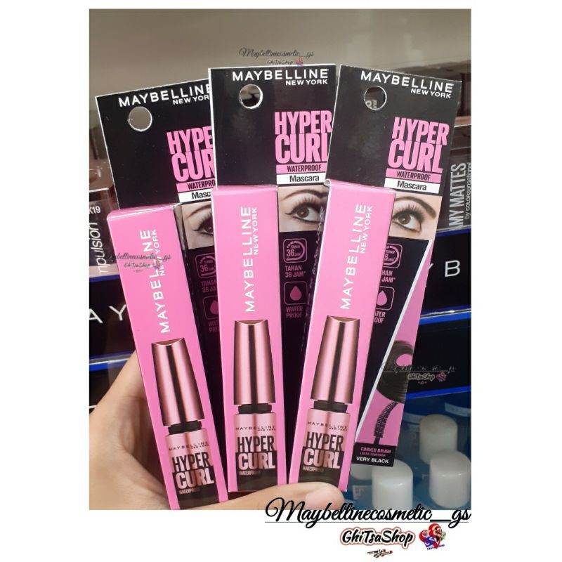 [[KEMASAN BARU]] MAYBELLINE HYPERCURL MASCARA WATERPROOF