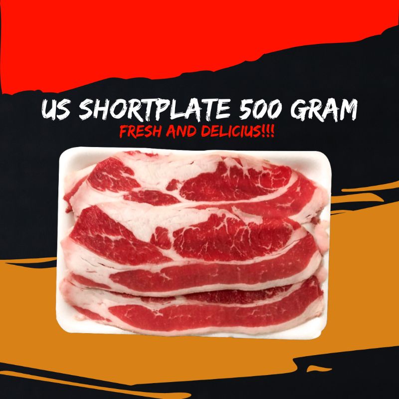 

US Shortplate 500 Gram/DAGING SLICE 500 GRAM