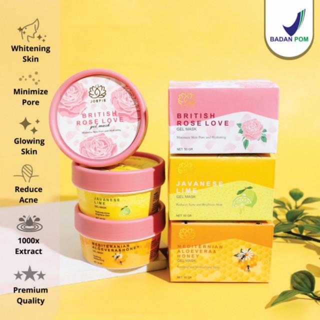 JOEFIE CLAY MASK | MASKER GEL | MASKER CLAY | MASKER WAJAH JOEFIE [DIST RESMI] [BPOM]