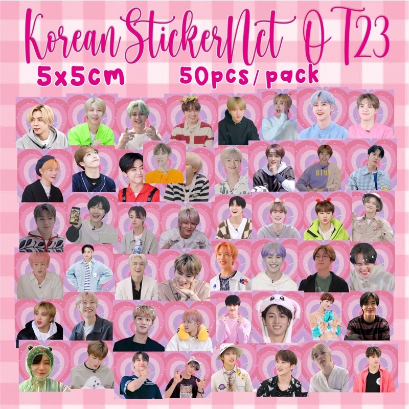 

[ VOL 1 ] STICKER DECO PINK CORE KOREAN KPOP MAILS ALA SELLKOR SCRAP BOOK DECO CUTE 5x5 FREE CUSTOM REQUEST