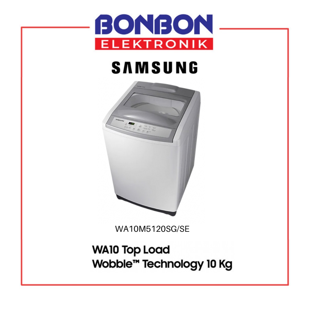 Samsung Mesin Cuci Top Loading 10KG WA-10M5120-SG / WA10M5120SG WA90H4200SG