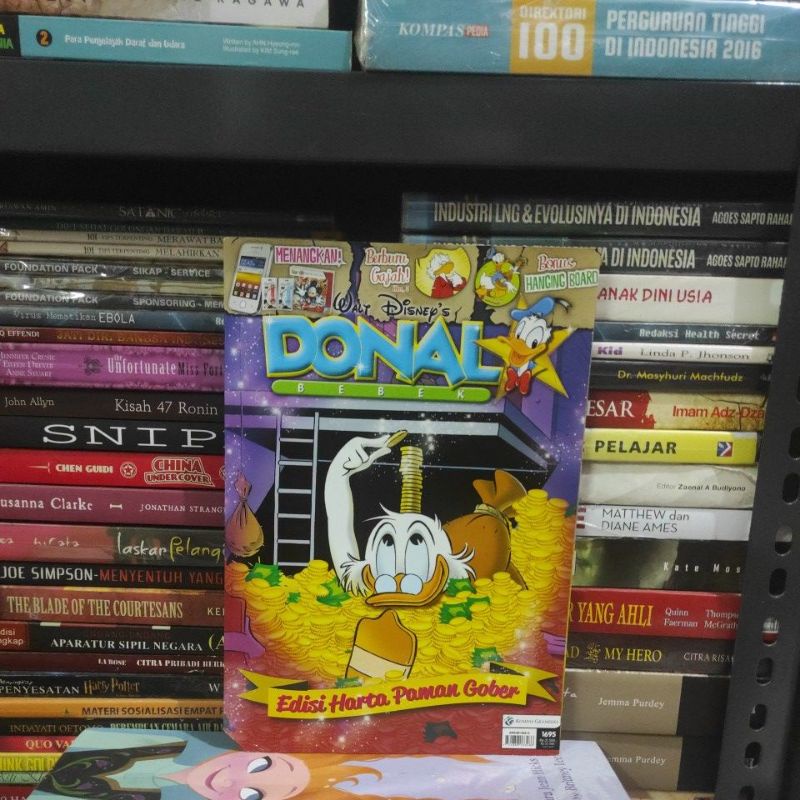 MAJALAH ORIGINAL DONAL BEBEK 1695 EDISI HARTA PAMAN GOBER BEKAS TANPA BONUS