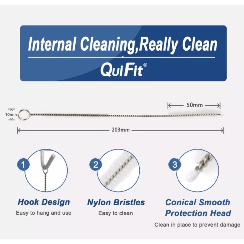 QuiFit Straw Brush Sikat Sedotan