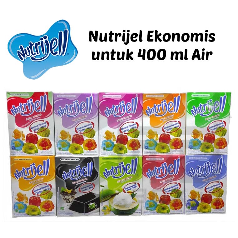 NUTRIJELL Jelly Powder Ekonomis Bubuk Puding Desert