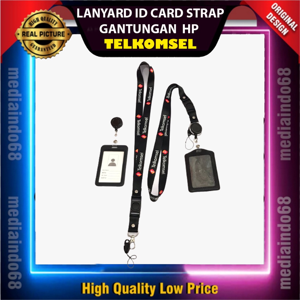 

LANYARD ID CARD STRAP GANTUNGAN TELKOMSEL