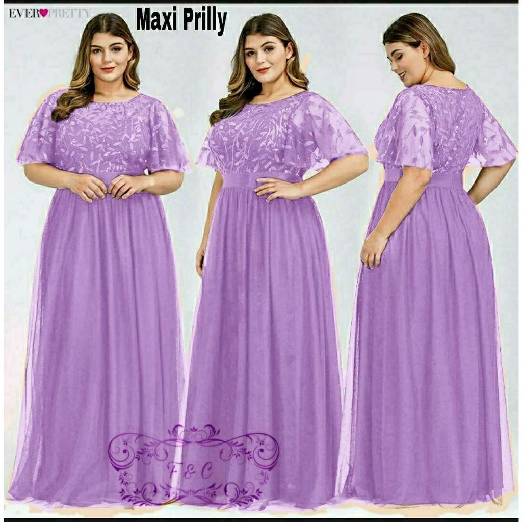 Feodora fashion / Maxi Prilly / dress wanita / dress jumbo wanita / fashion wanita / pakaian wanita (GOOD QUALITY)